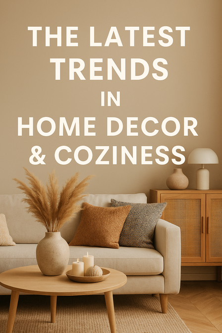 The Latest Trends in Home Decor and Comfort: How to Create a Stylish and Cozy Space in 2025