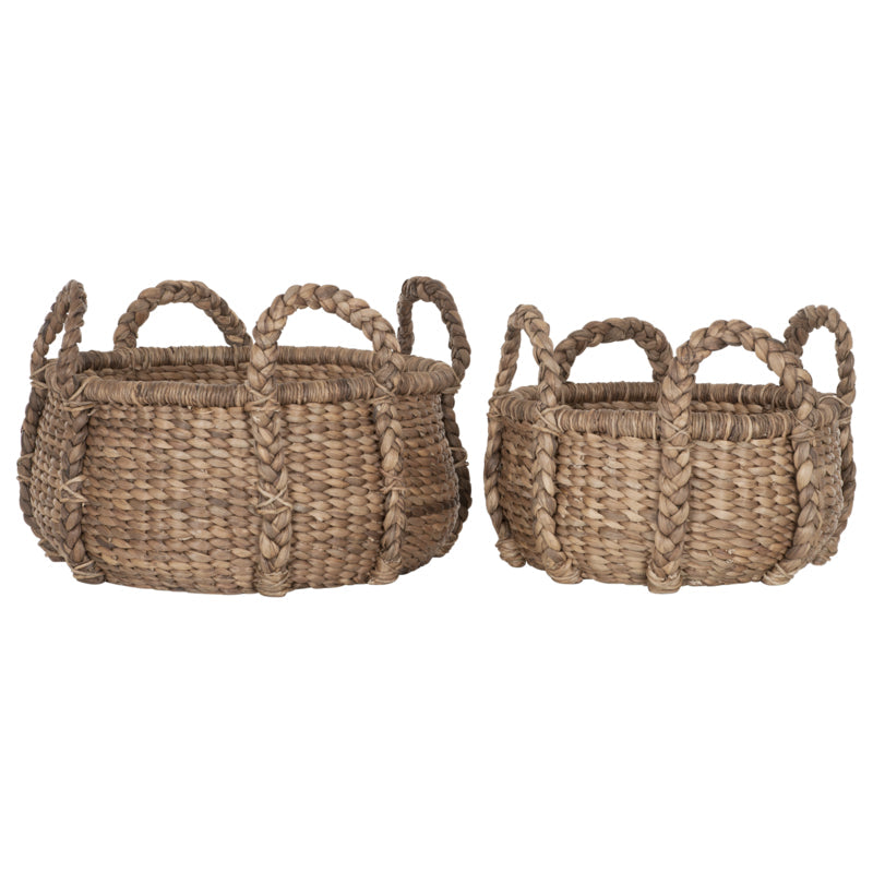 Basket Round Low – Set of 2