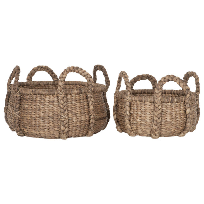 Basket Round Low – Set of 2