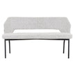 Bench Bloom Bouclé Light Gray by Must Living Shop at Home4Rest