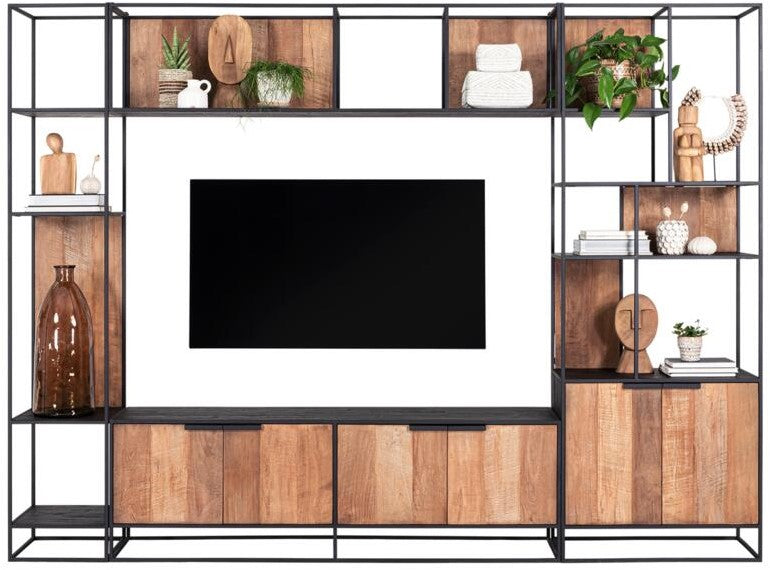 Tv Wall Element - Bookrack | Cosmo