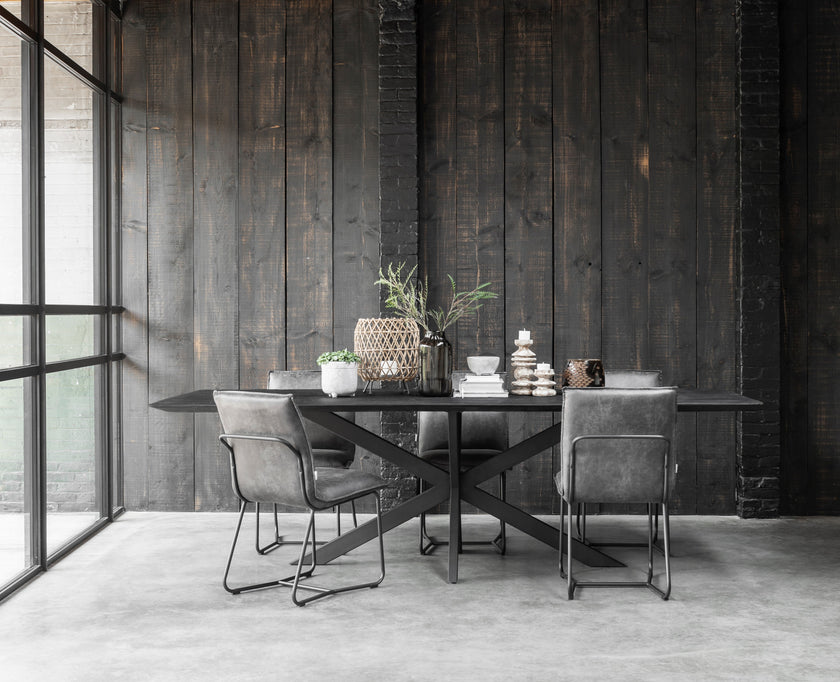 Dining Table Curves Rectangular