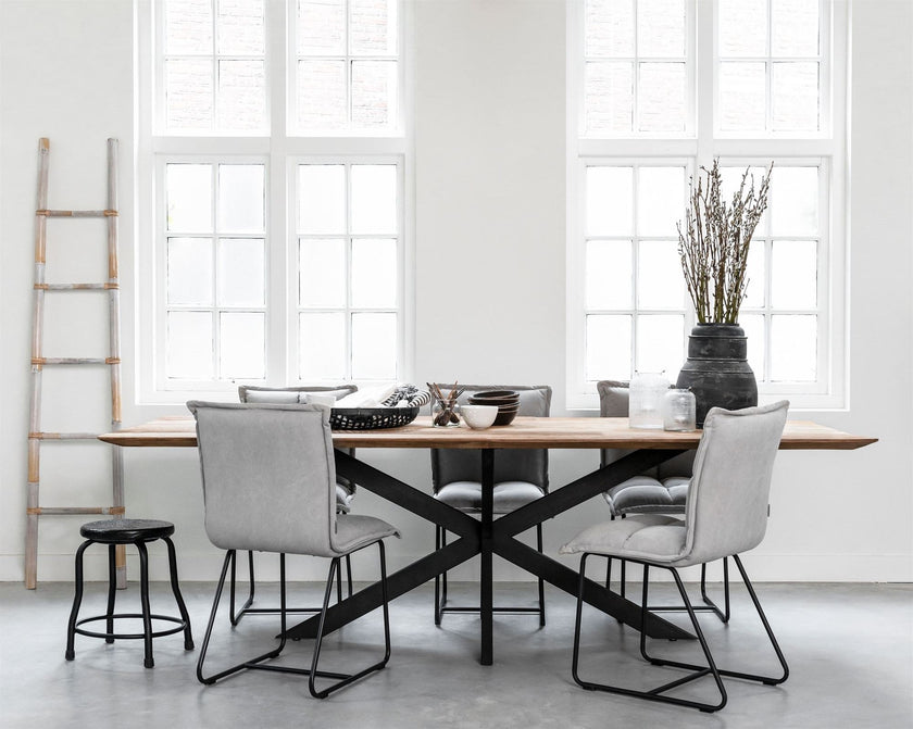 Dining Table Curves Rectangular