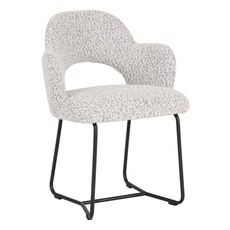Armchair Vista Bouclé Light Gray by Home4Rest